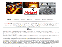 Tablet Screenshot of metarolls.com